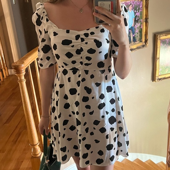 Reclaimed vintage Dalmatian print sundress - Picture 2 of 4